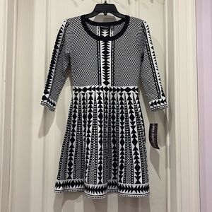 Knit Fit and Flare Dress